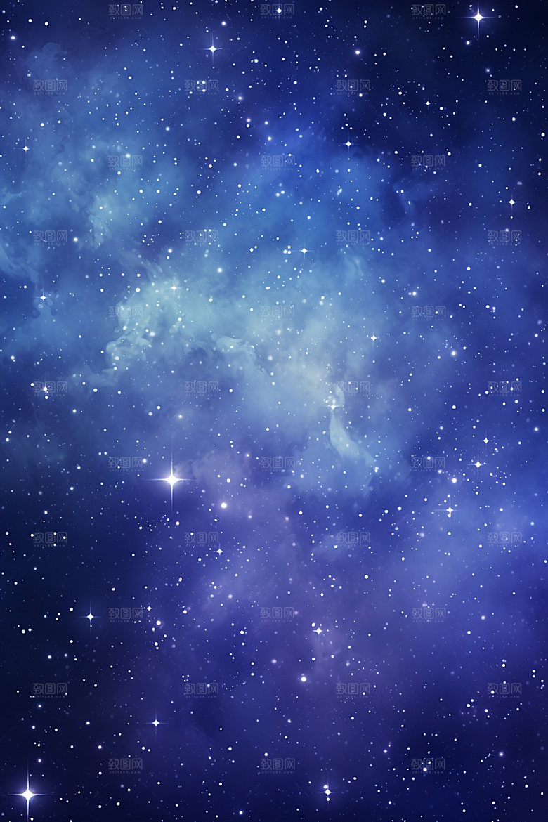 宇宙星空唯美浪漫素材