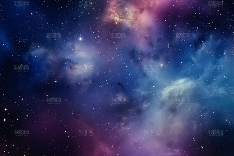 宇宙星空灿烂夜空素材