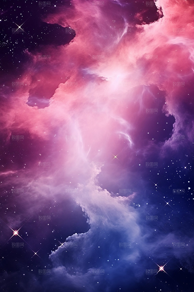 宇宙星空星云唯美素材