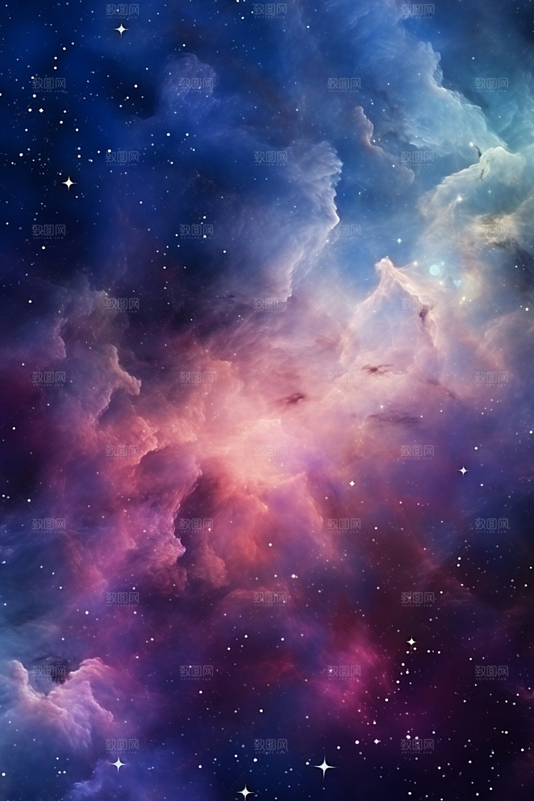 宇宙星空太空浪漫素材