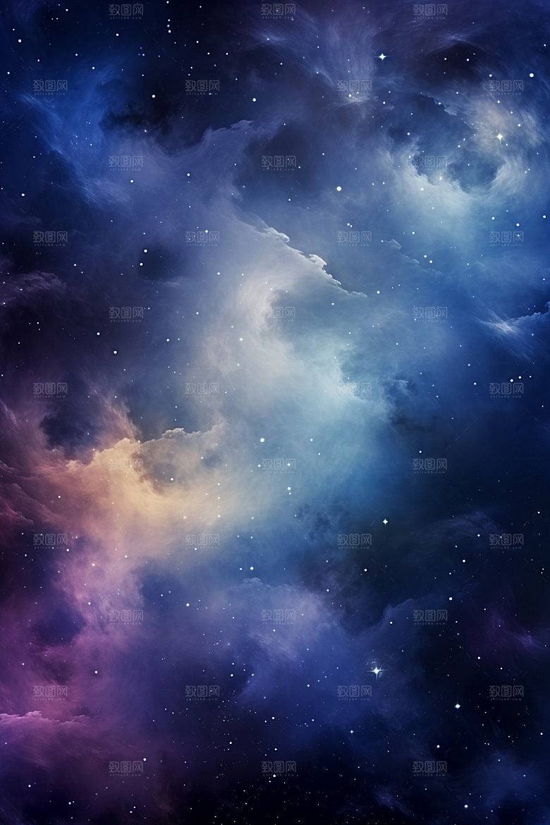 宇宙星空灿烂高清素材