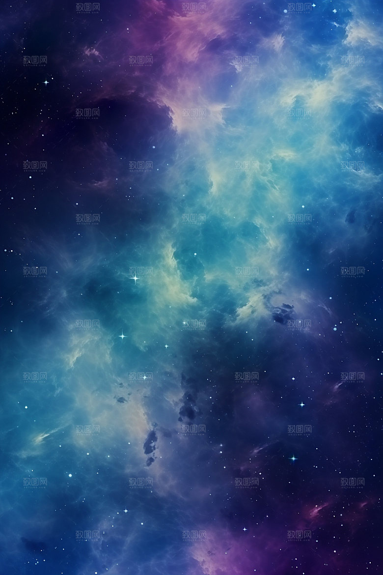 宇宙星空太空灿烂素材