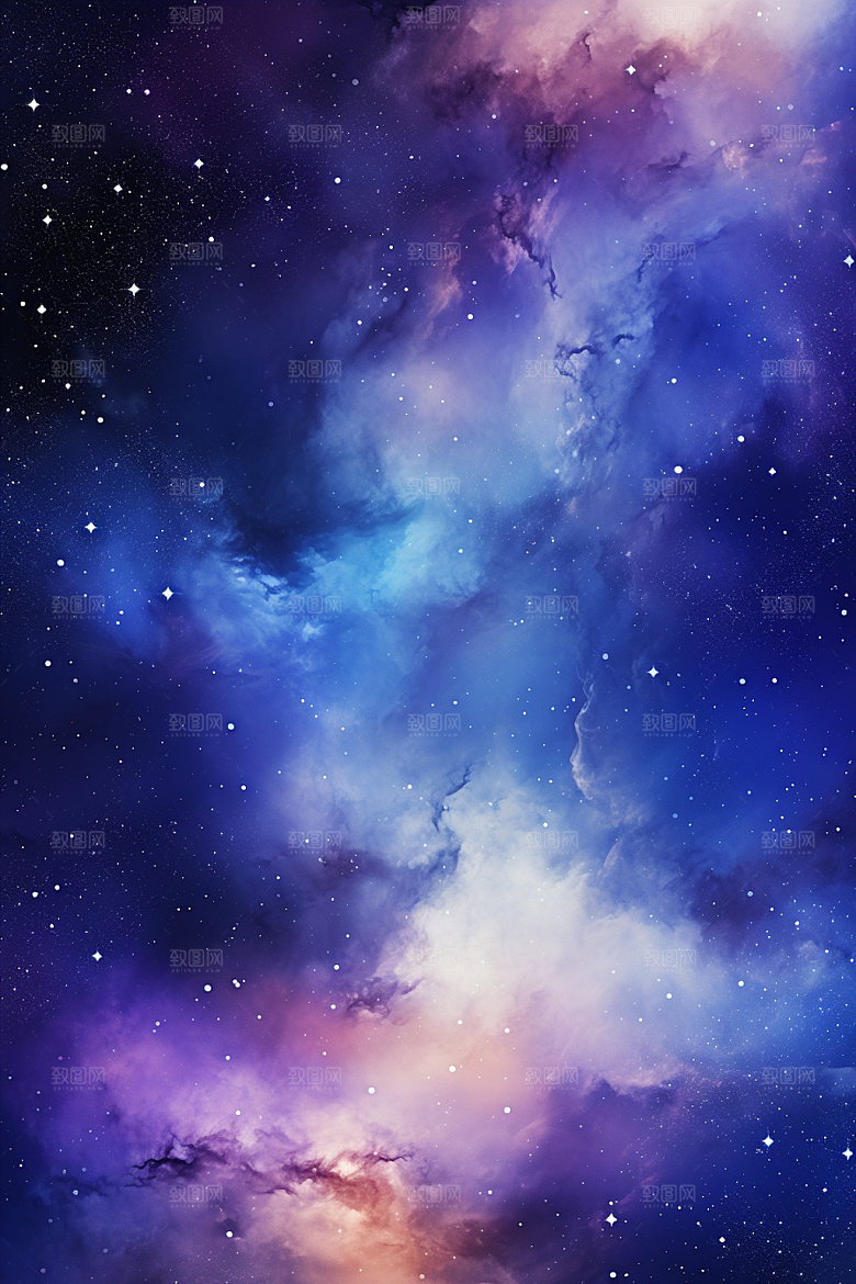 宇宙星空唯美星云素材