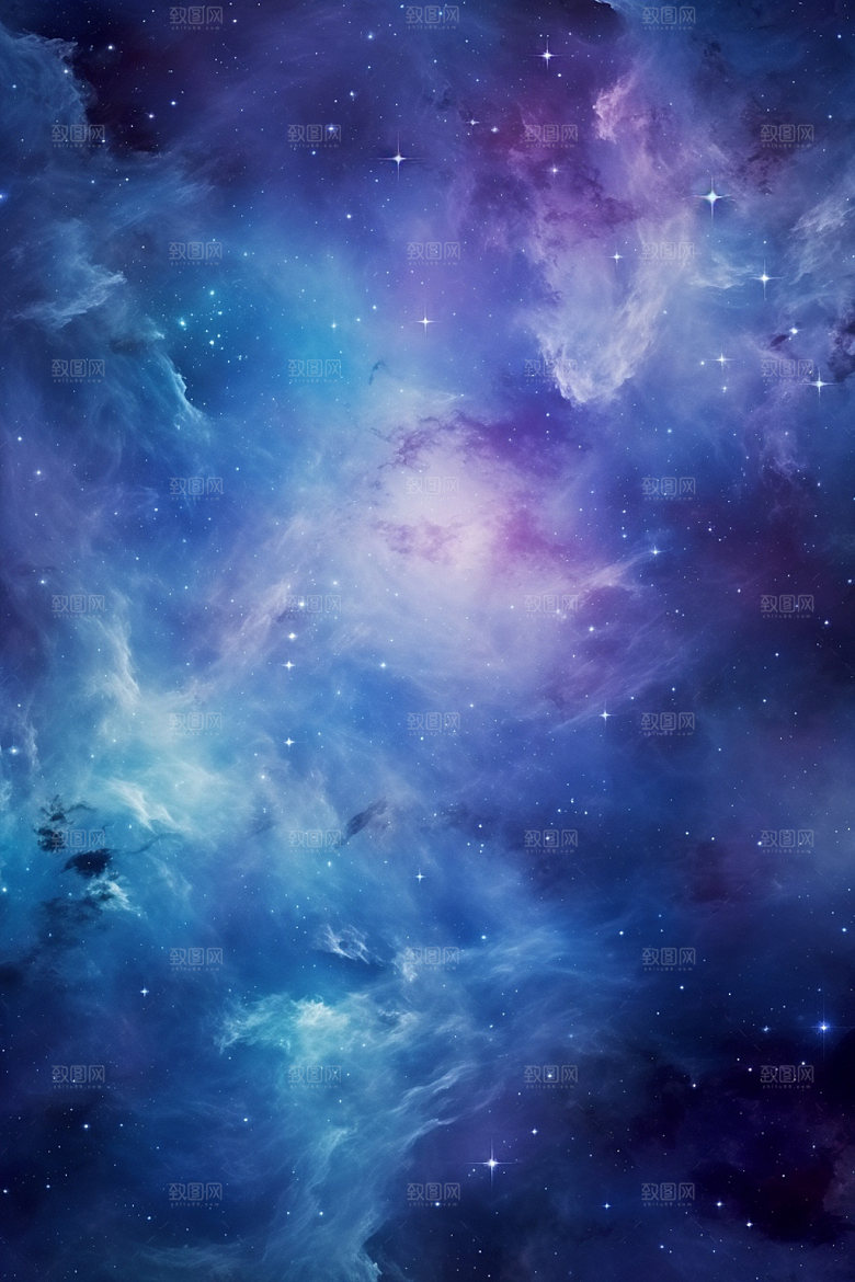 宇宙星空星云唯美素材