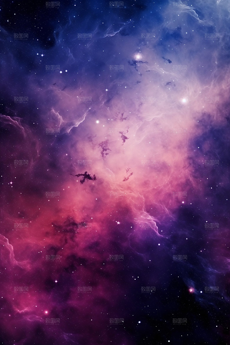 宇宙星空未来灿烂素材