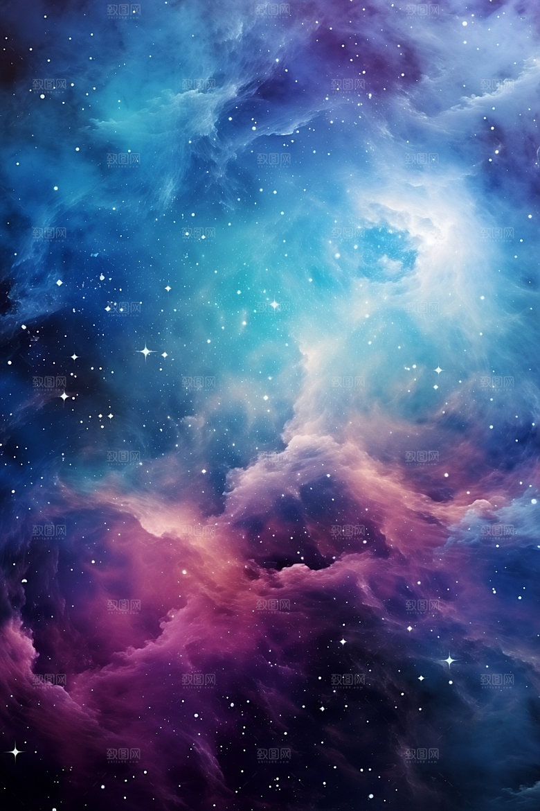 宇宙星空星云未来素材