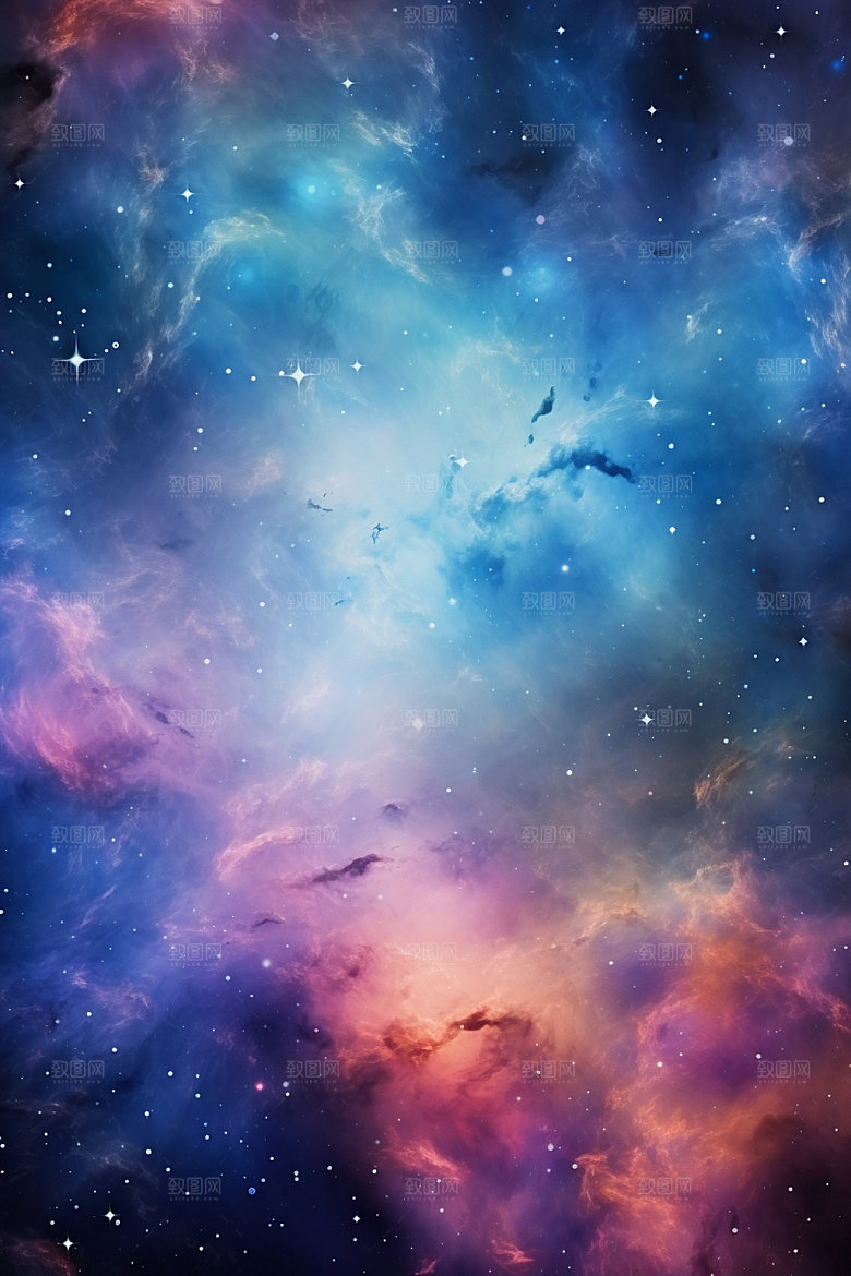 宇宙星空星云未来素材