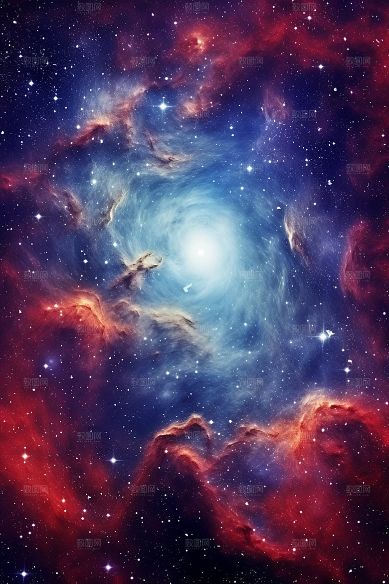 宇宙星空唯美夜空素材