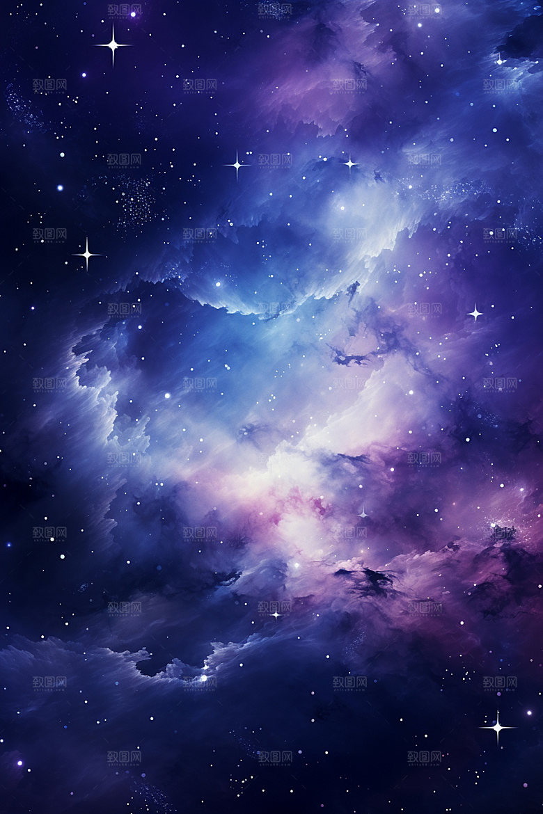 宇宙星空夜空浪漫素材