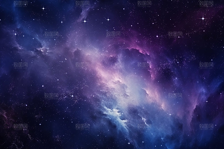 宇宙星空唯美未来素材