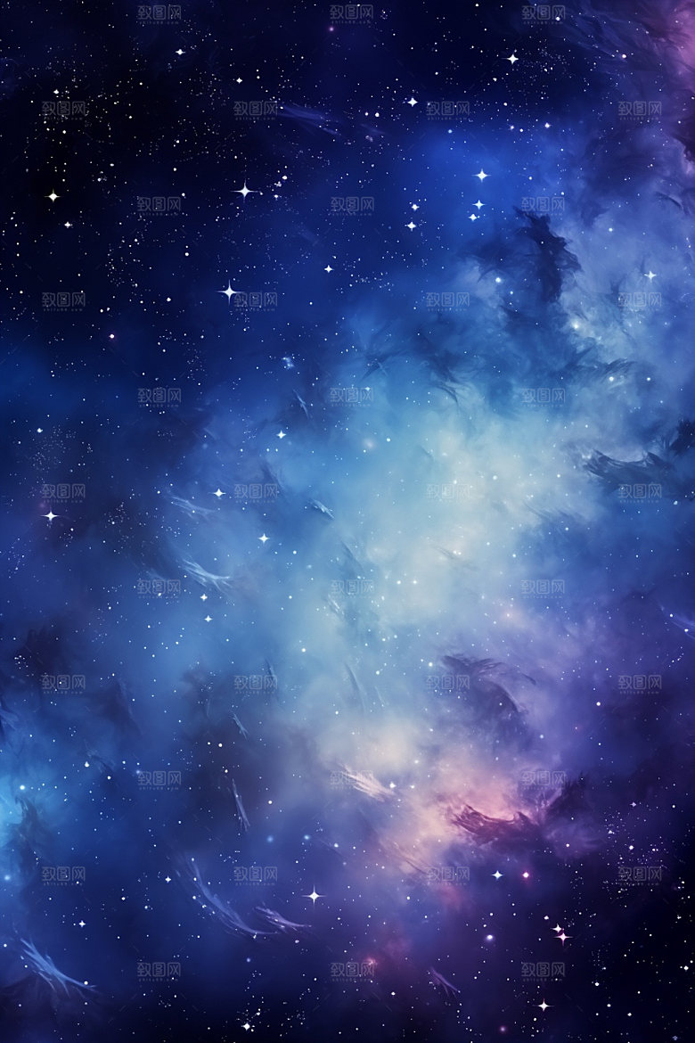 宇宙星空灿烂未来素材