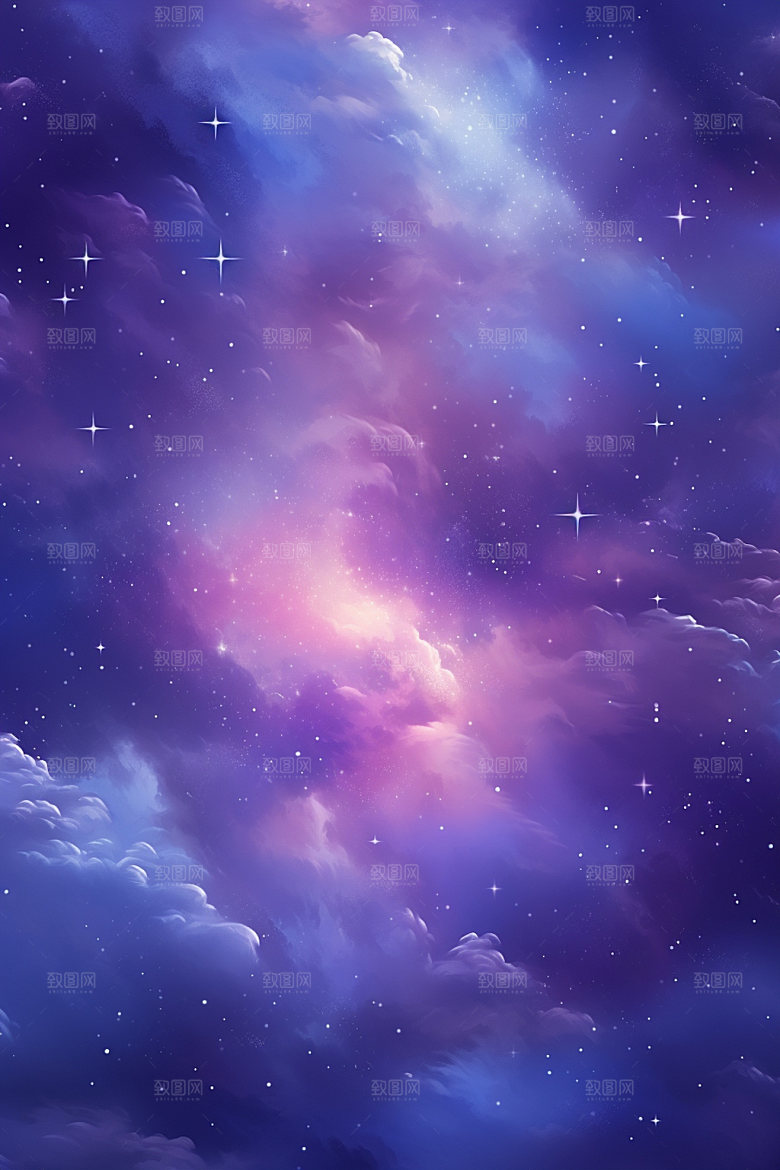宇宙星空浪漫唯美素材