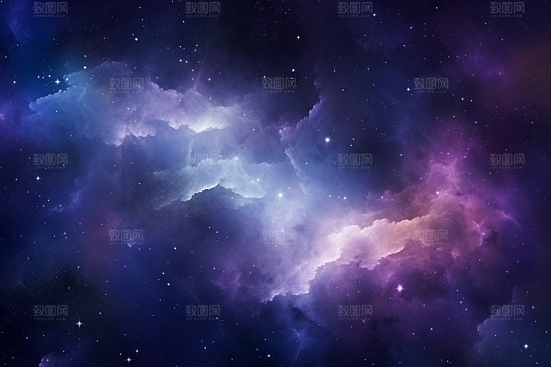 宇宙星空夜空唯美素材