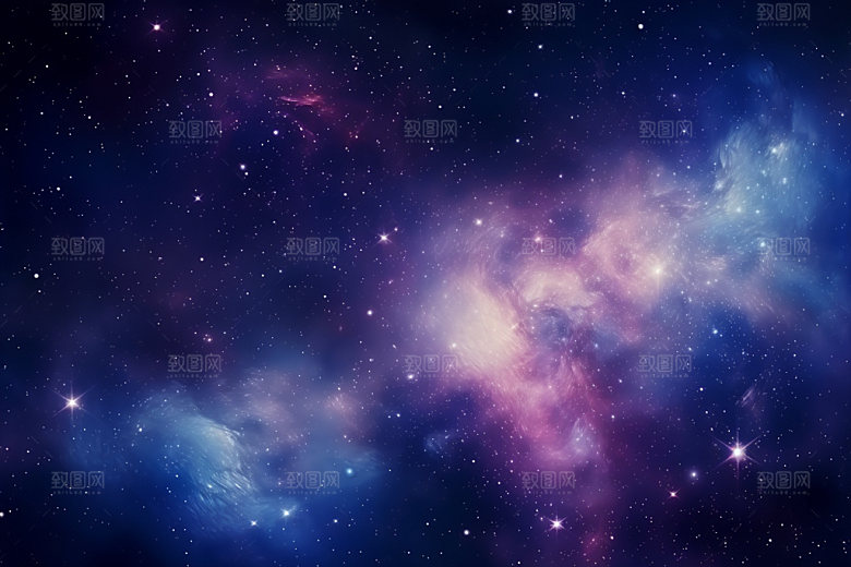 宇宙星空未来星云素材