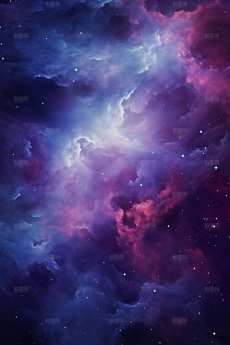 宇宙星空唯美未来素材