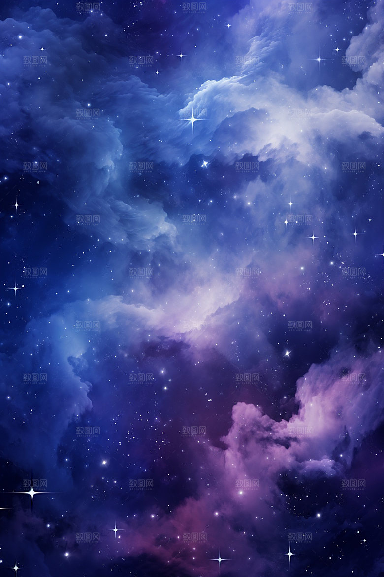 宇宙星空未来灿烂素材