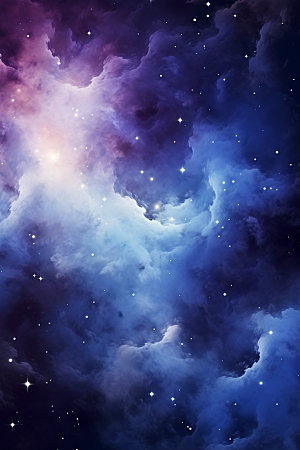 宇宙星空唯美天空素材