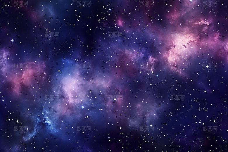 宇宙星空唯美夜空素材