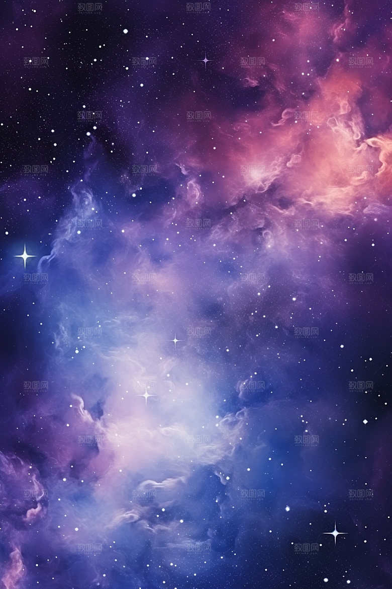 宇宙星空未来唯美素材