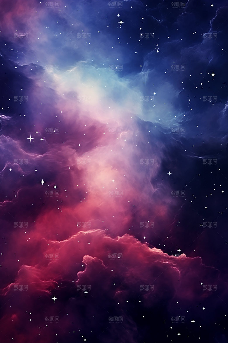 宇宙星空太空灿烂素材