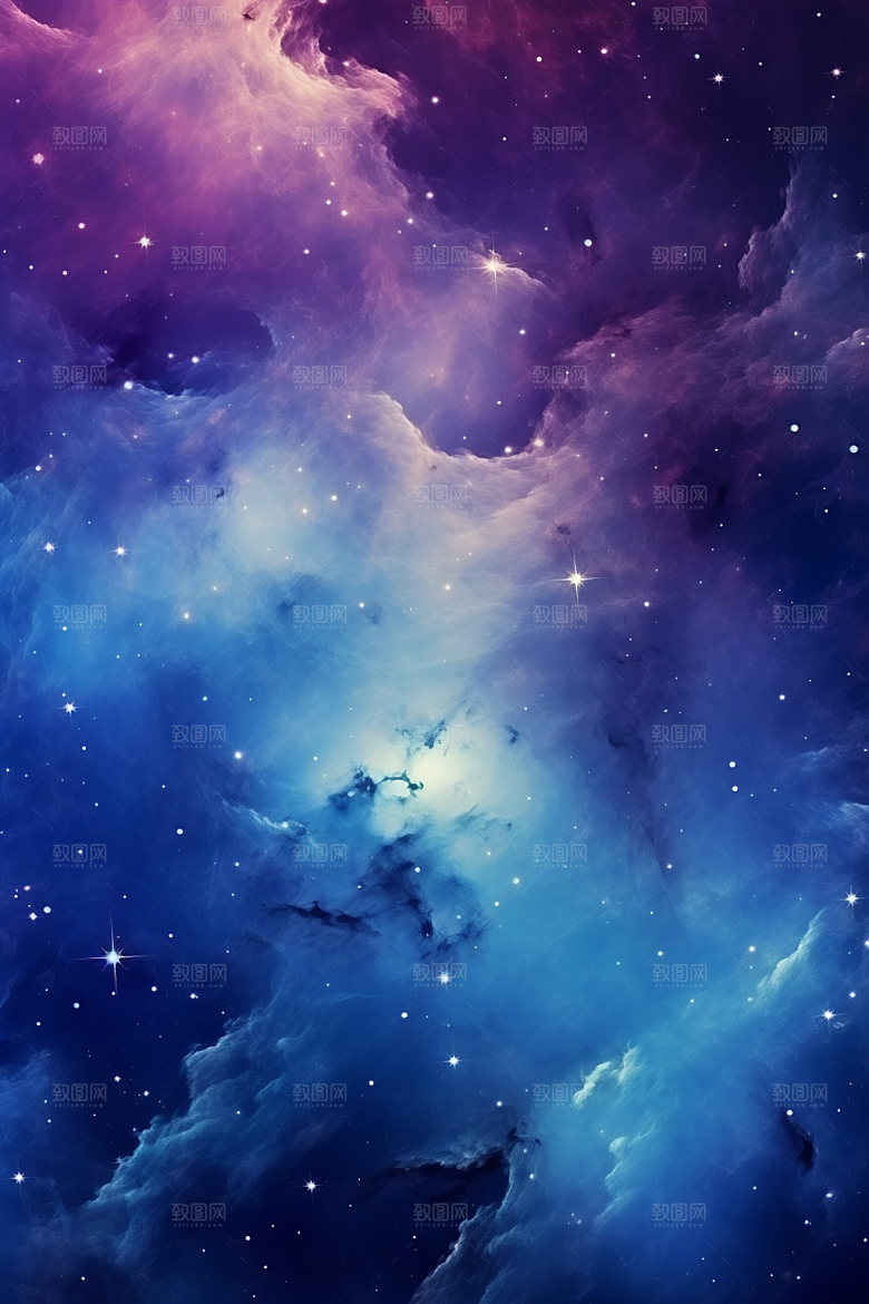 宇宙星空高清夜空素材