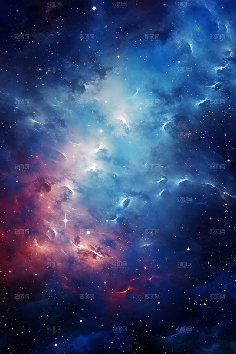 宇宙星空灿烂未来素材