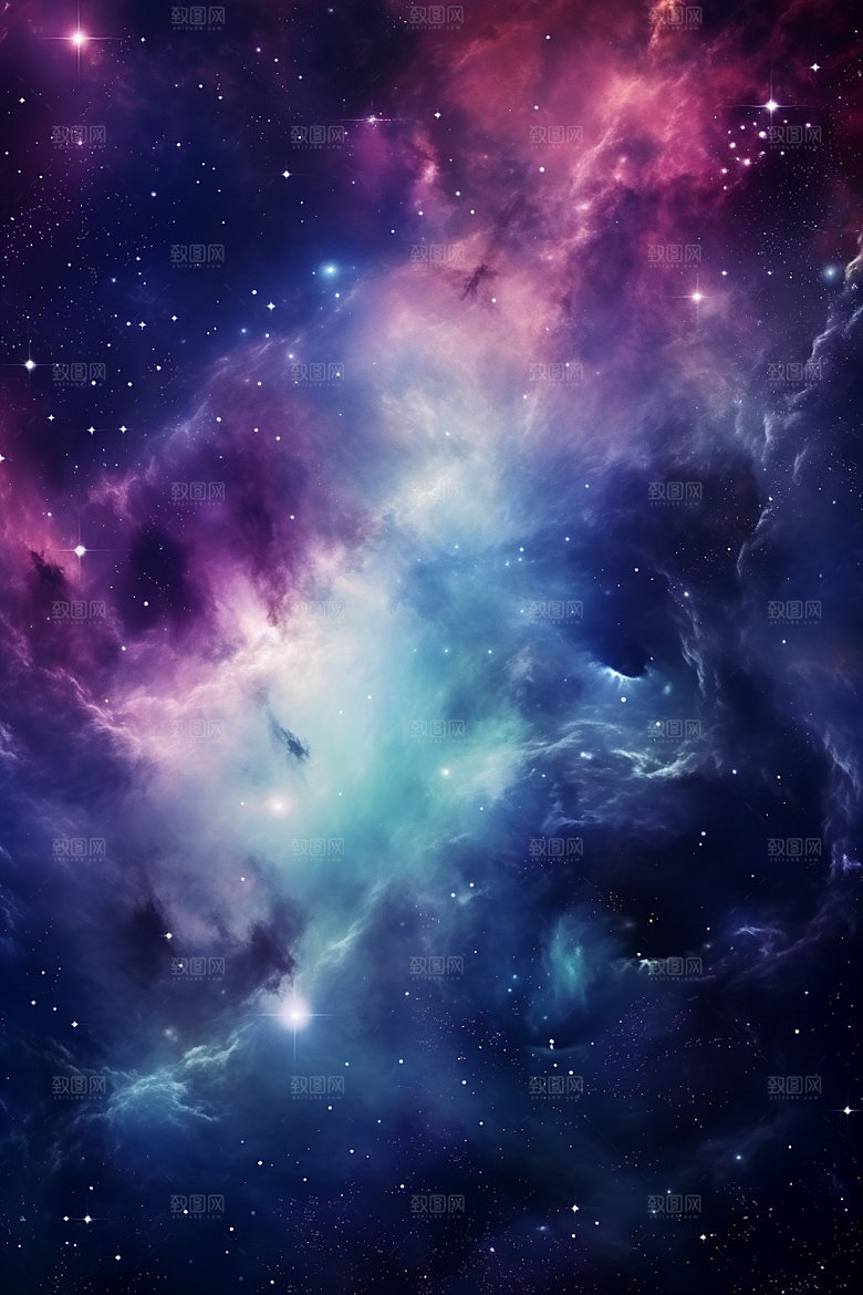 宇宙星空太空浪漫素材
