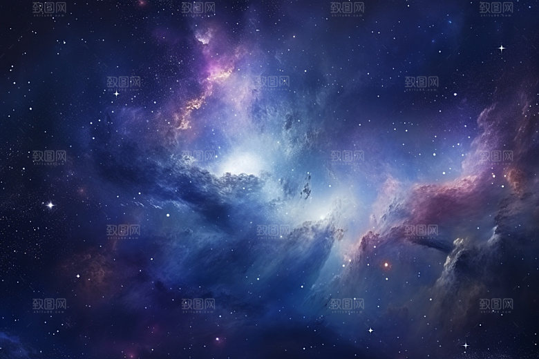 宇宙星空星云唯美素材