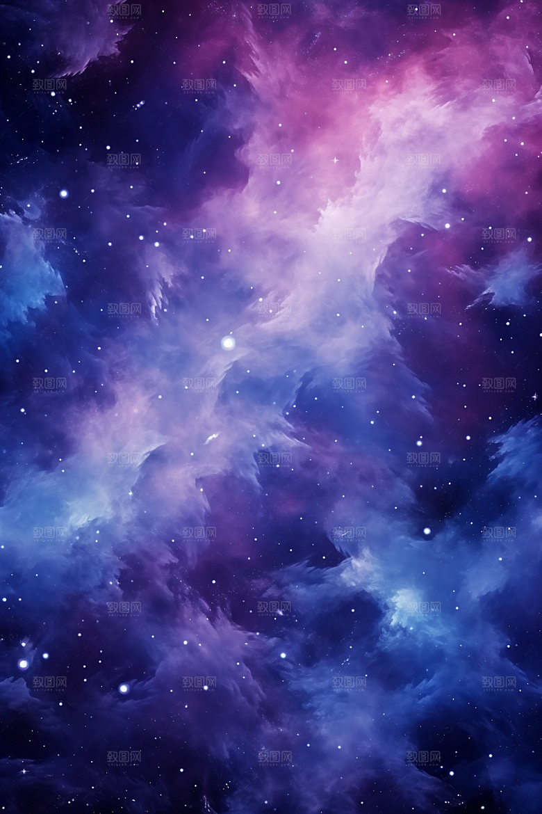 宇宙星空灿烂高清素材