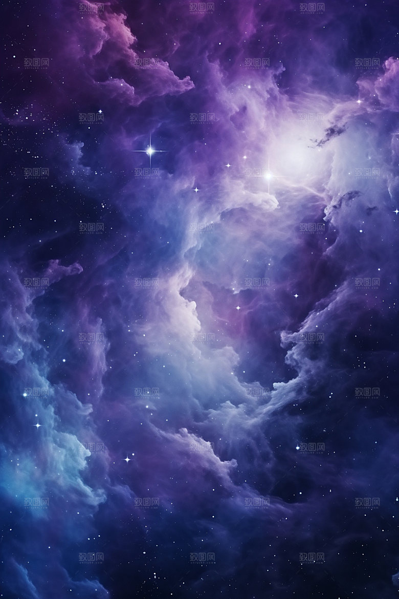 宇宙星空未来唯美素材