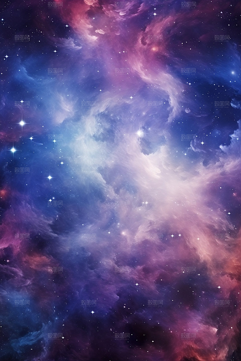 宇宙星空唯美未来素材