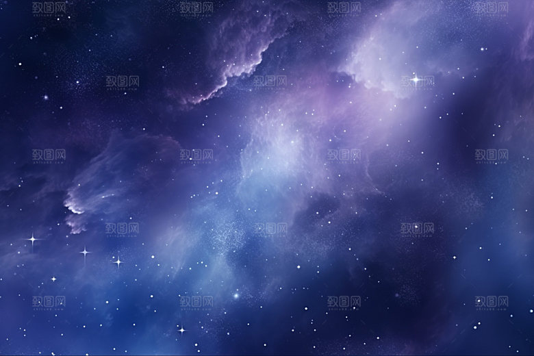 宇宙星空唯美未来素材