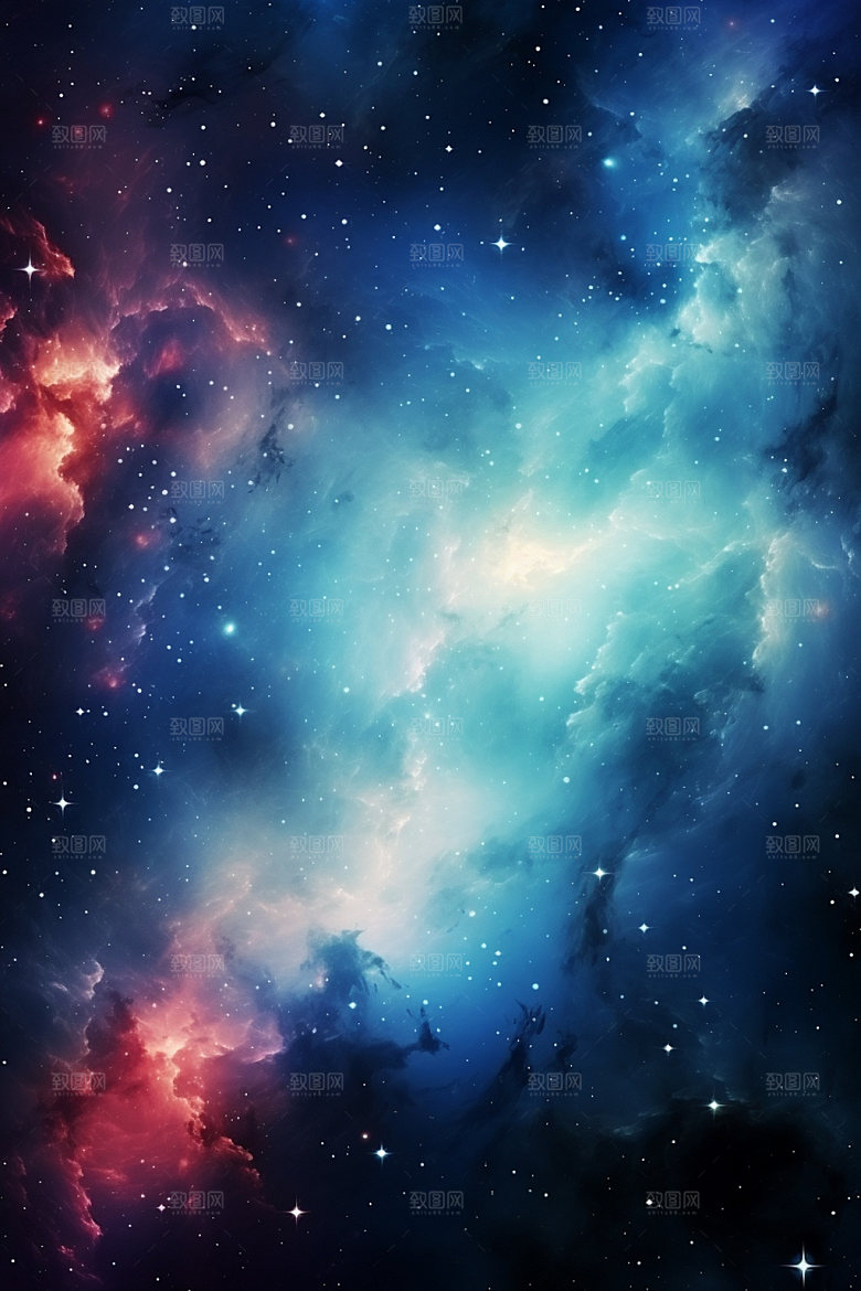 宇宙星空浪漫星云素材