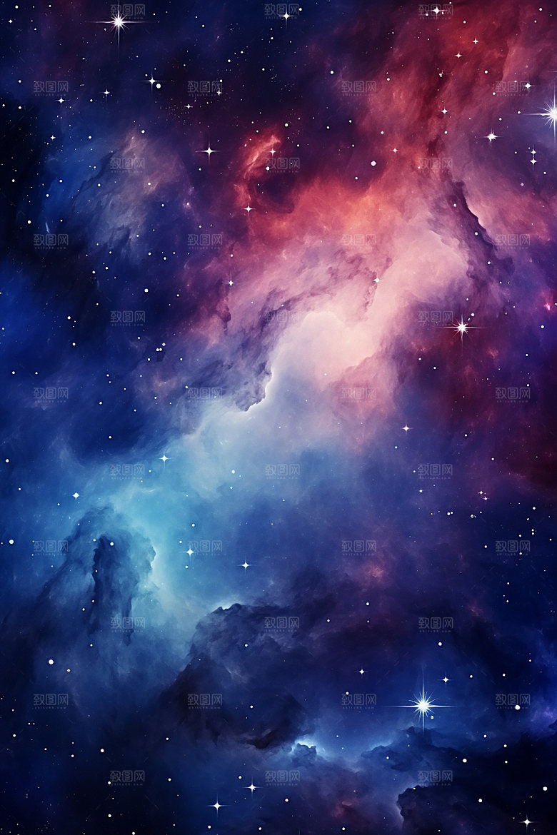 宇宙星空星云浪漫素材