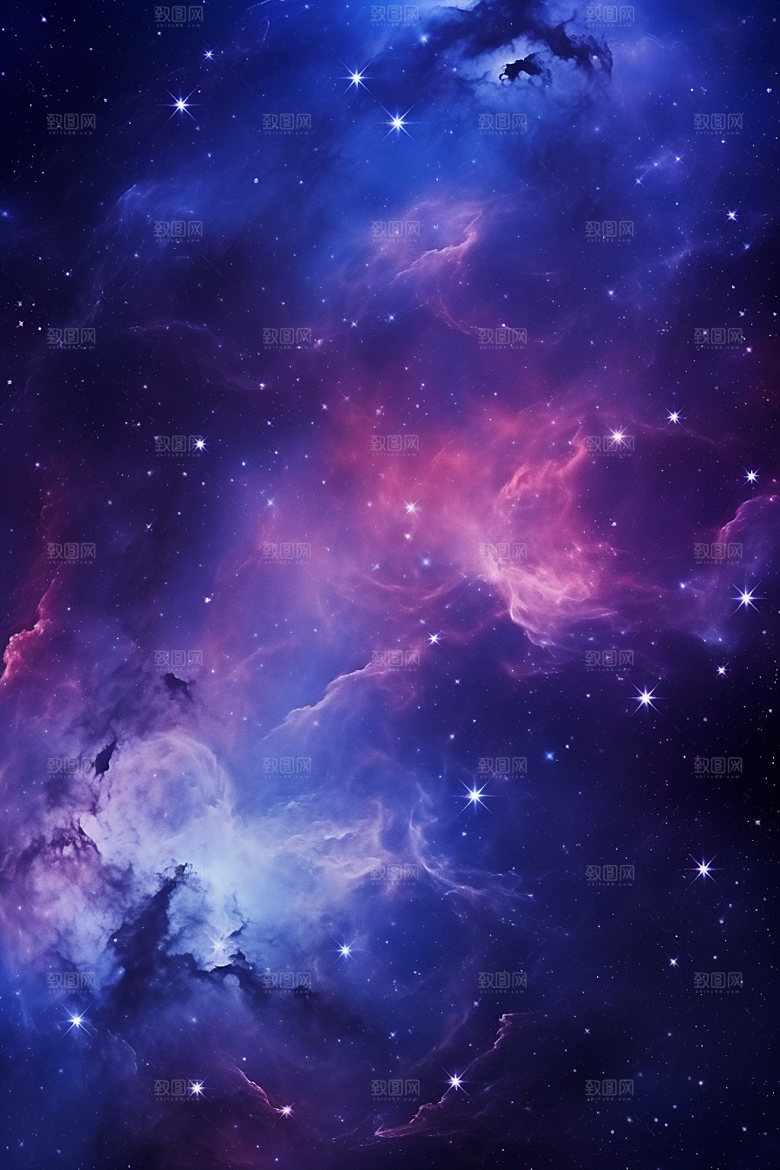 宇宙星空灿烂夜空素材