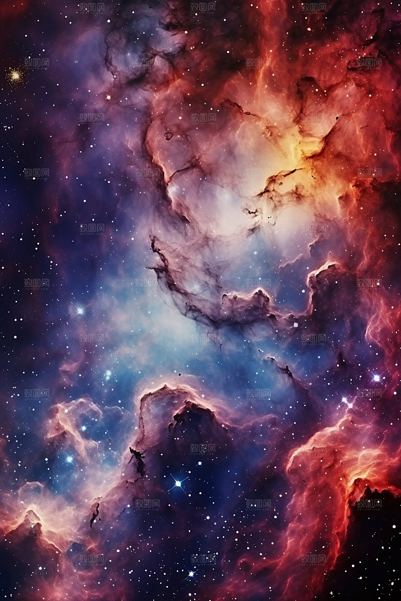 宇宙星空太空唯美素材