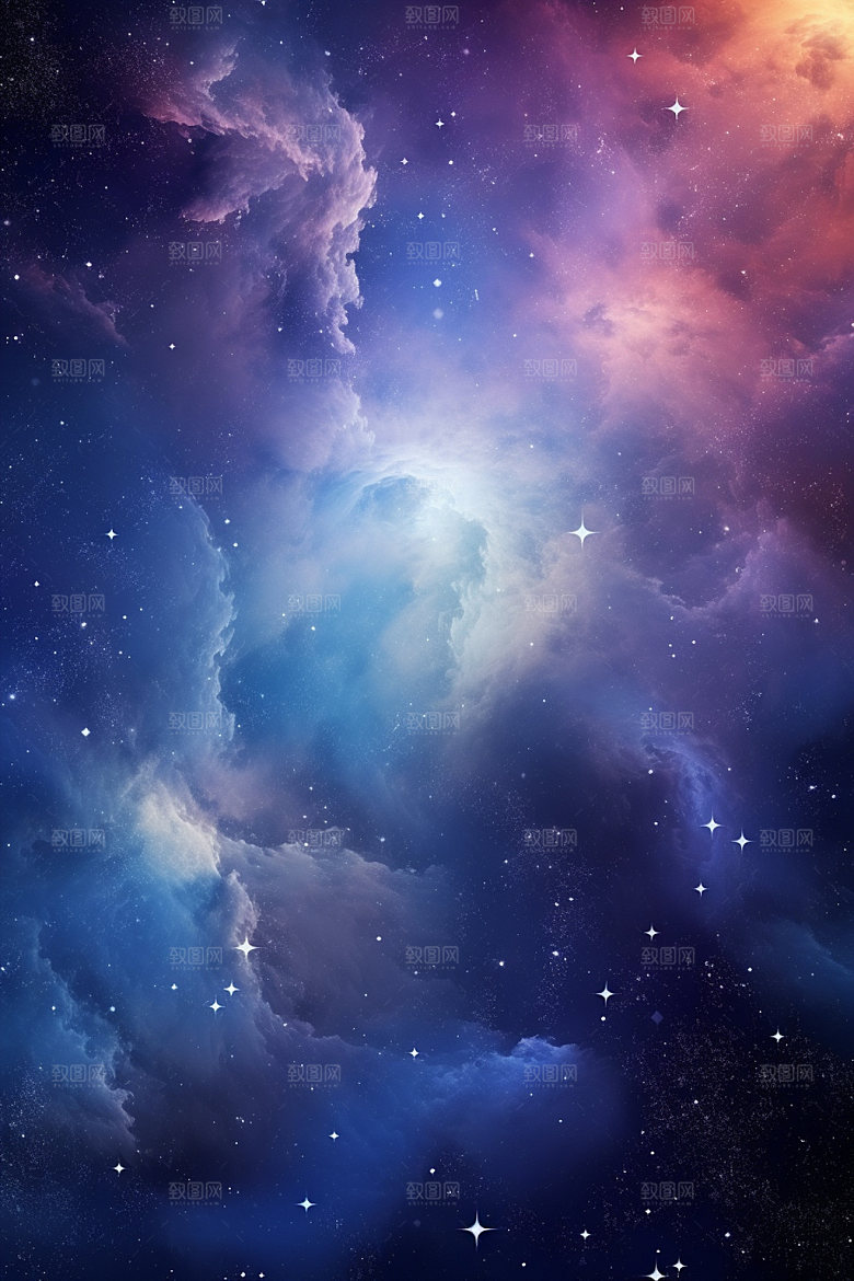 宇宙星空唯美太空素材