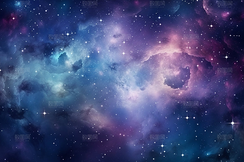 宇宙星空灿烂高清素材