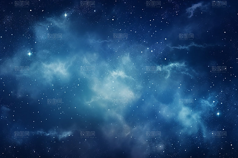 宇宙星空唯美夜空素材