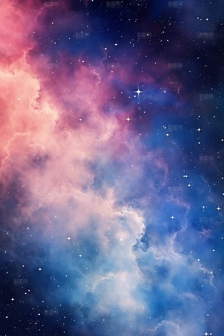 宇宙星空夜空灿烂素材
