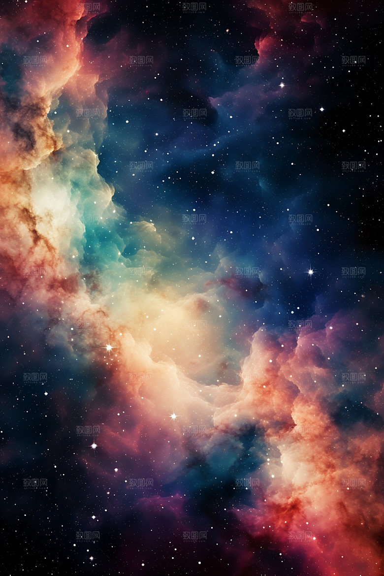 宇宙星空浪漫唯美素材