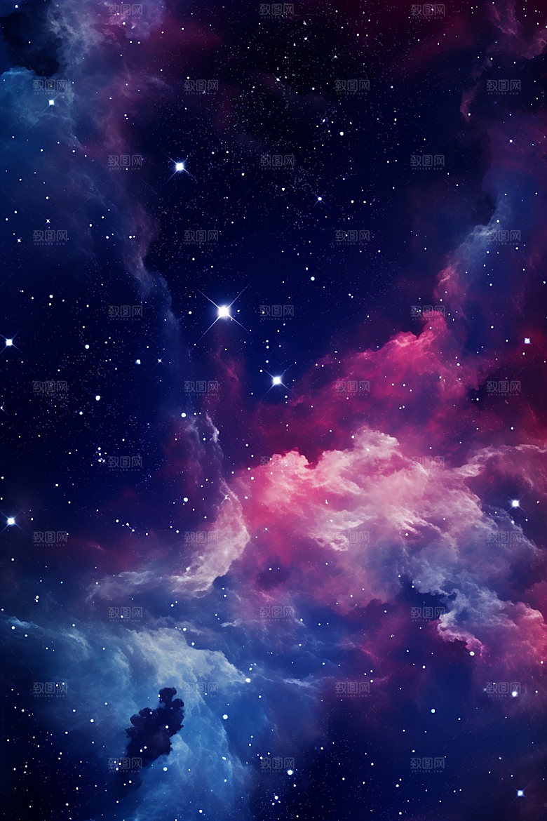 宇宙星空夜空高清素材