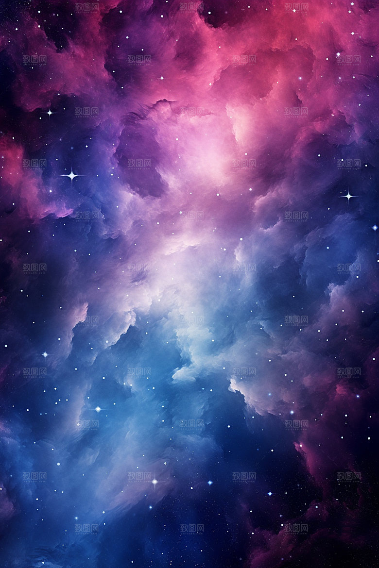 宇宙星空天空灿烂素材