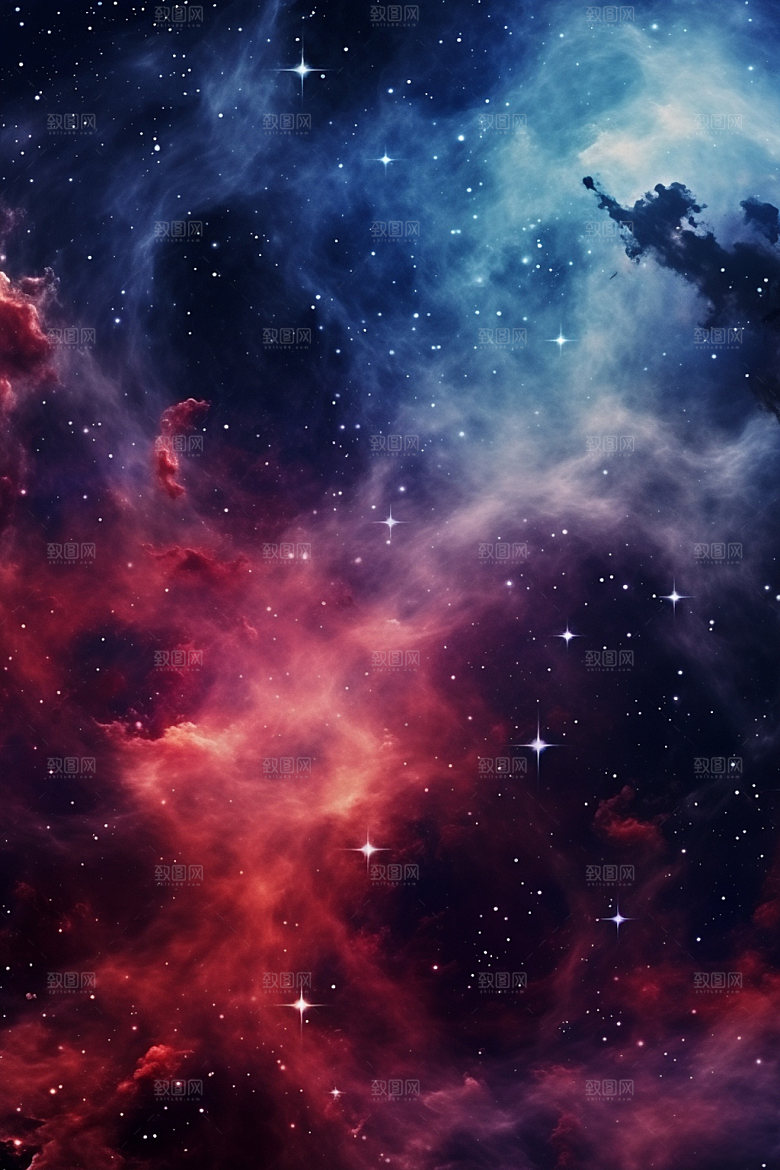 宇宙星空浪漫星云素材