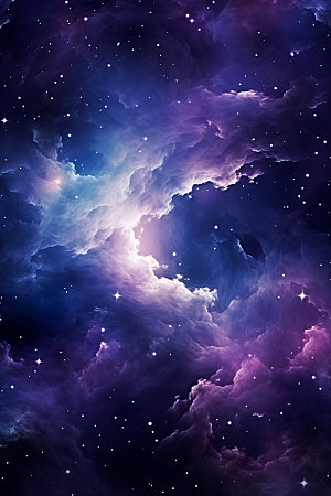 宇宙星空唯美未来素材