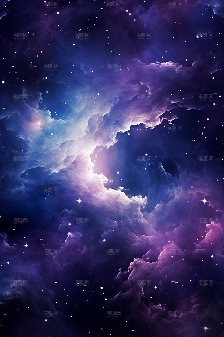 宇宙星空唯美未来素材