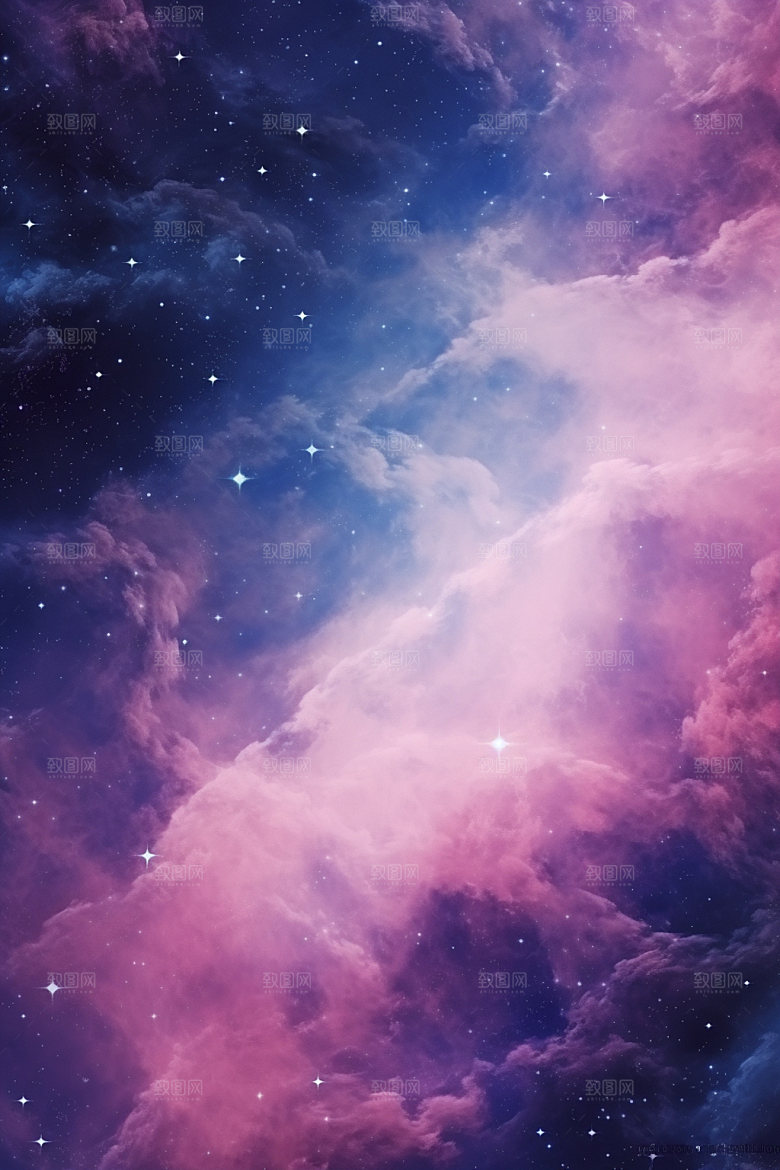 宇宙星空唯美灿烂素材