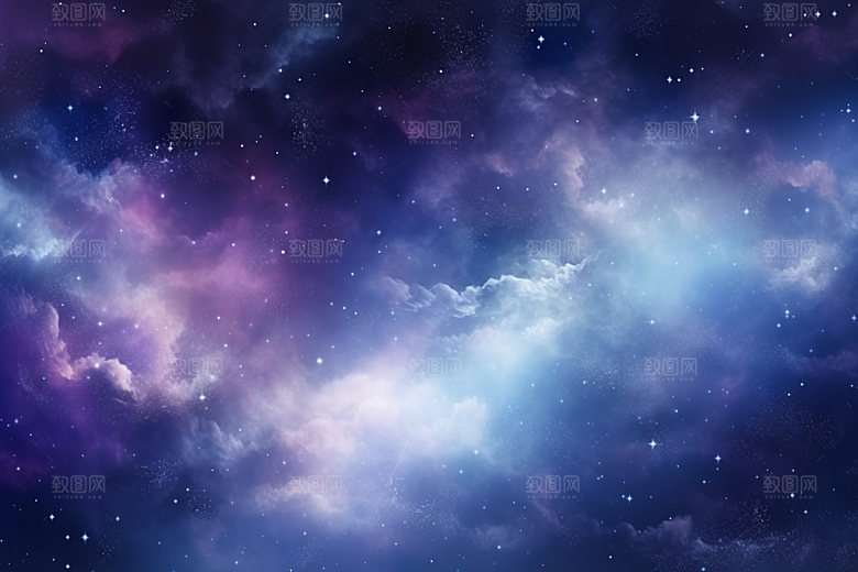 宇宙星空灿烂星云素材