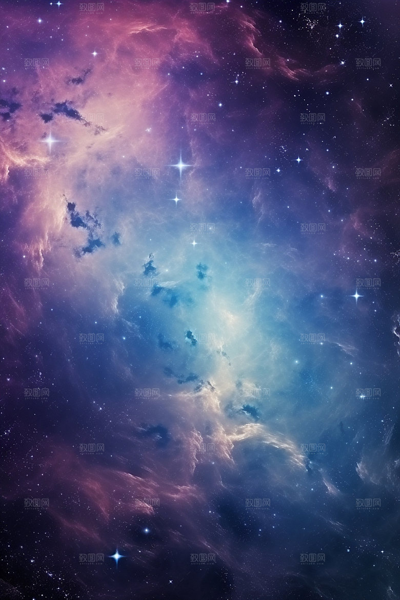 宇宙星空高清浪漫素材