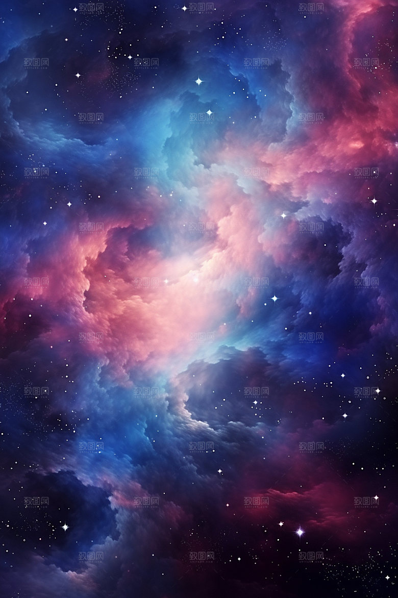 宇宙星空高清灿烂素材